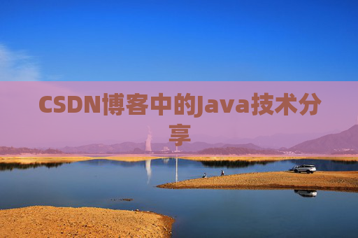 CSDN博客中的Java技术分享